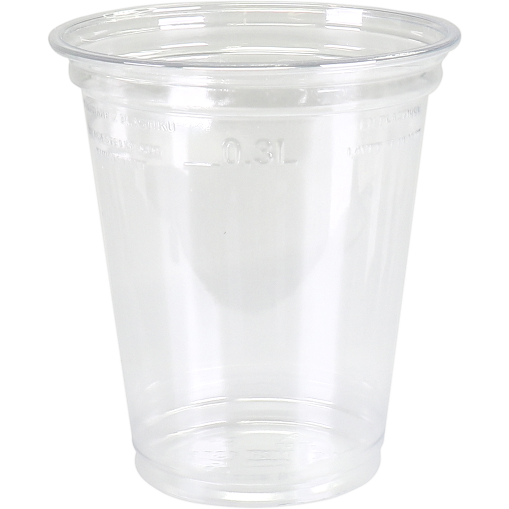 Sapbeker, Gerecycled PET, 300ml, 110mm, transparant, 800 stuks