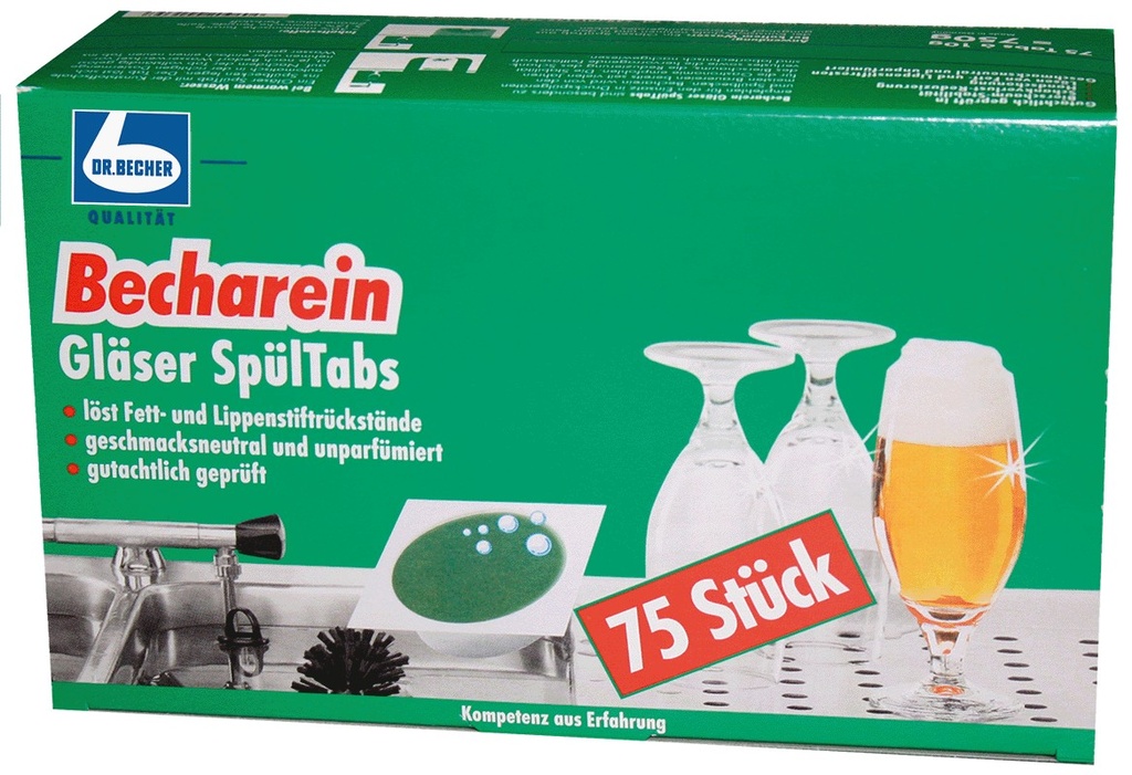 DR. BECHER Bierglasreiniger Tabs | 75tabs