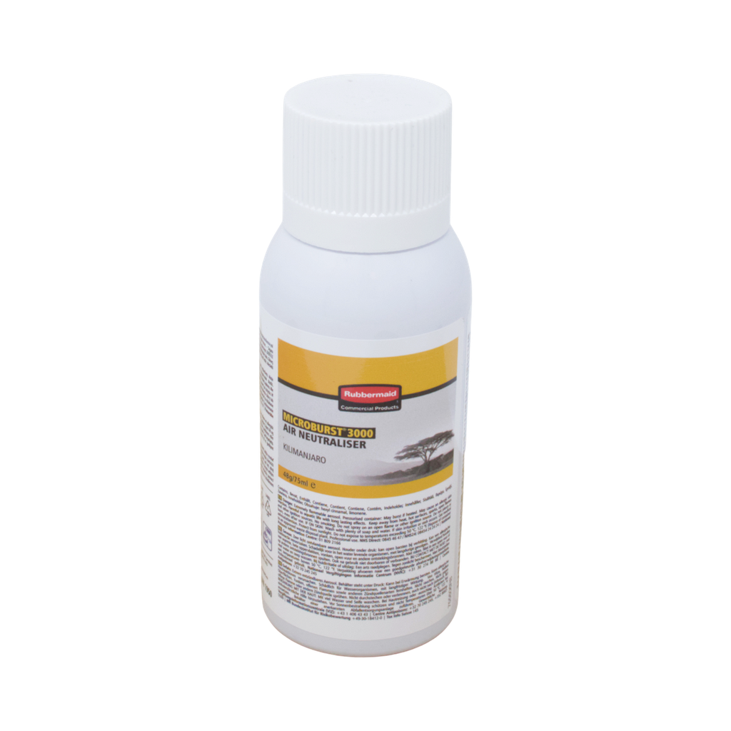 Microburst 3000-navulling Kilimanjaro 12x75ml, Rubbermaid