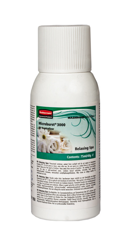Microburst 3000-navulling Relaxing Spa 12x75ml, Rubbermaid