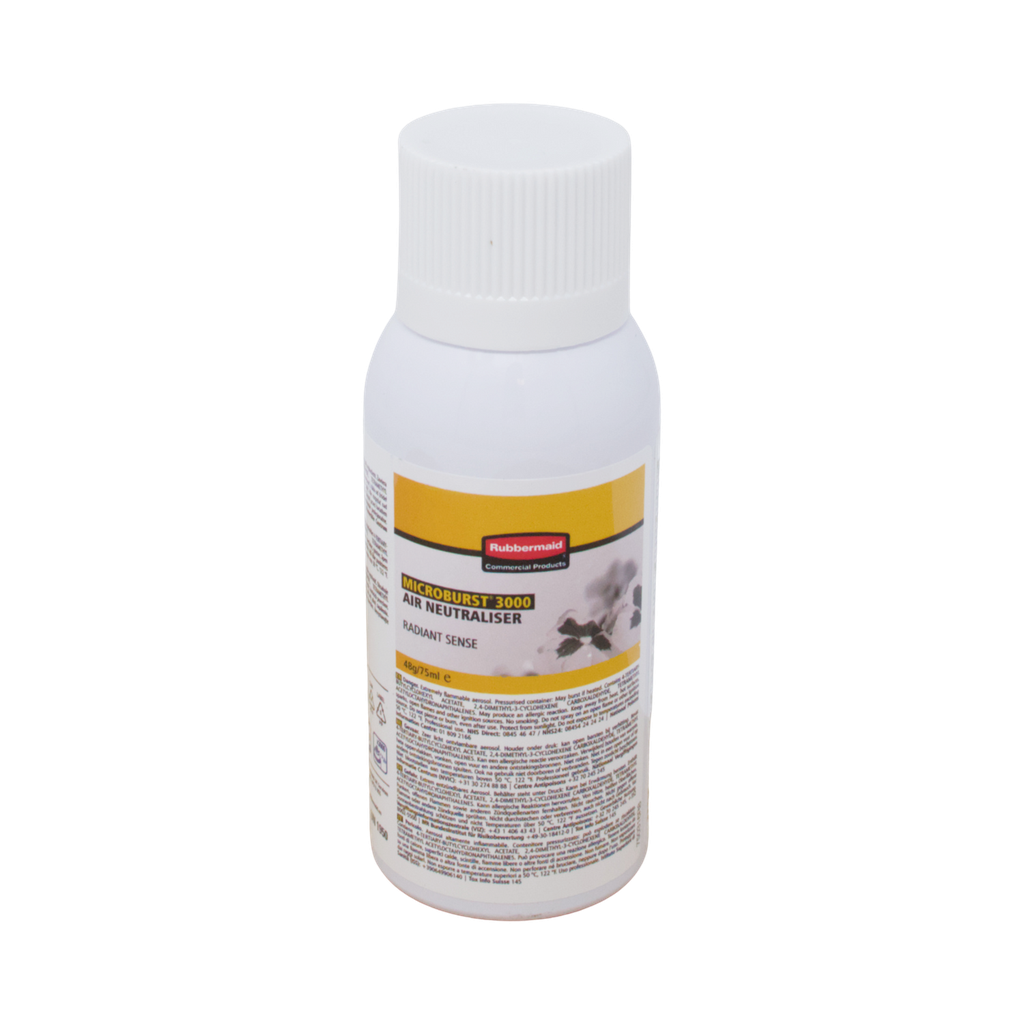 Microburst 3000-navulling Radiant Sense 12x75ml, Rubbermaid
