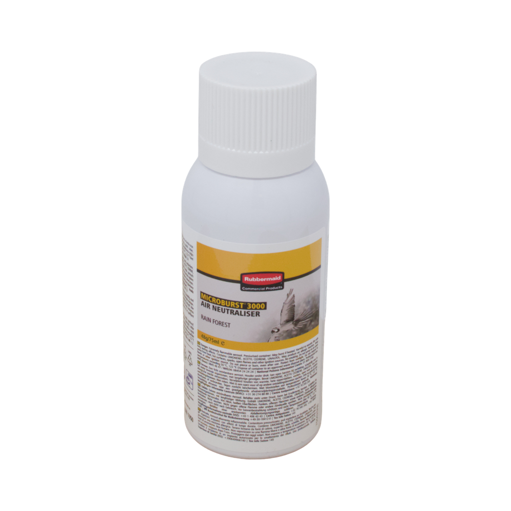 Microburst 3000-navulling Rainforest 12x75ml, Rubbermaid