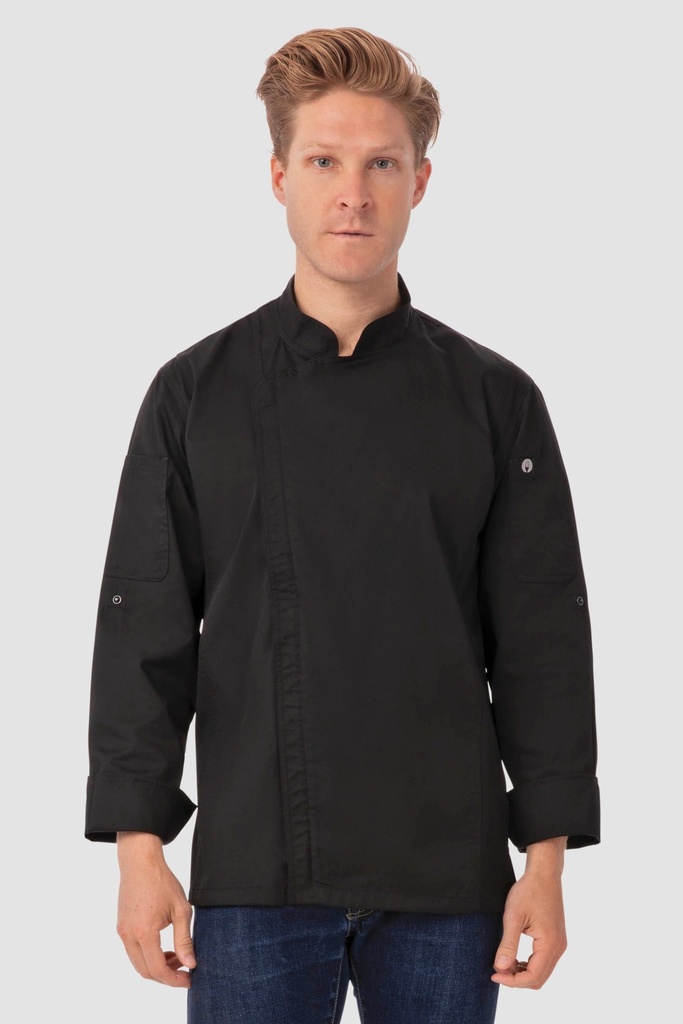 COAT-ESS-MDN-HARTFORD-L/S/BLACK/MEDIU