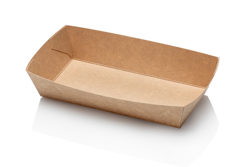 Snackbakje A13 kraft bruin 5x100st
