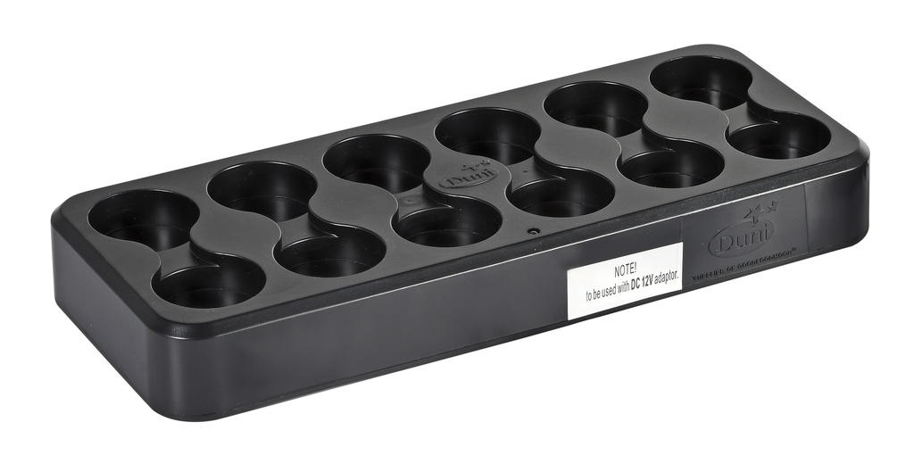 LED multi laadstation 40 x 15,2 cm Black