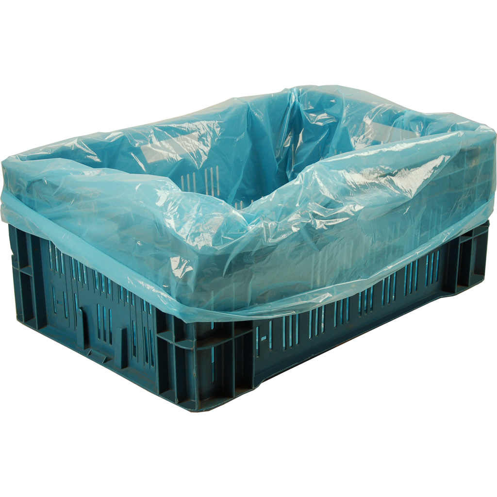 Top Quality Zak, Kratzak, HDPE, 60/ 21x80cm, blauw, 500 stuks