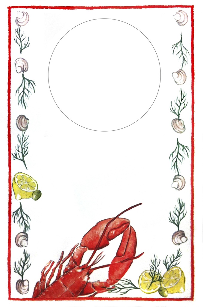 Duni - Kledingbeschermer Dunicel lobster (40 x 60 cm, 400 stuks)