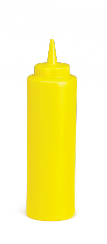 Knijpfles 34 cl geel (1 stuk)
