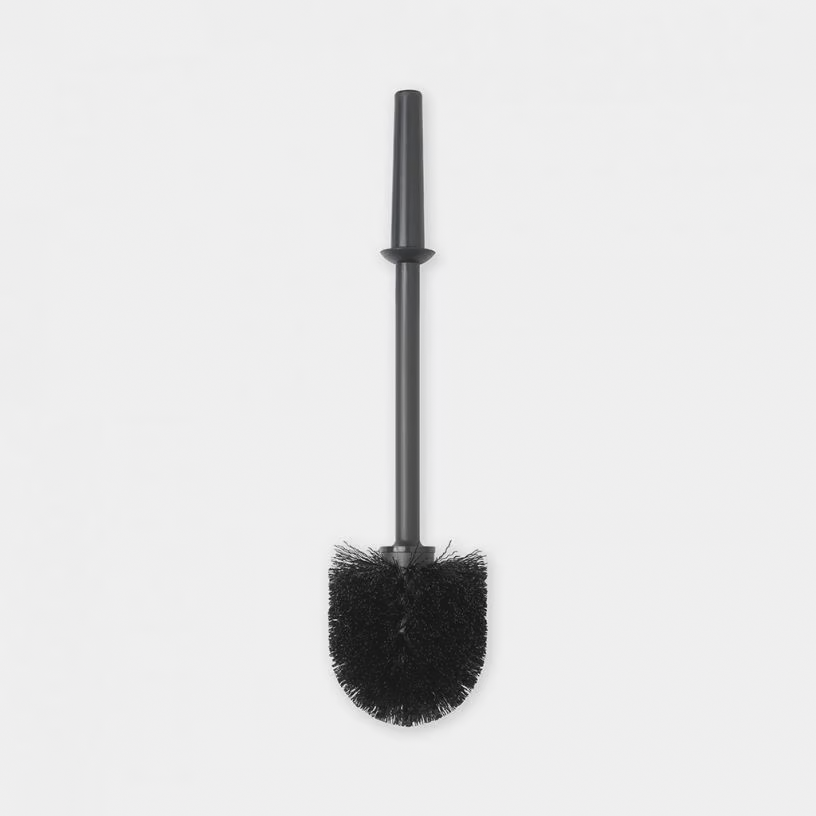 Toiletborstel zwart (37 cm, 1 stuk)