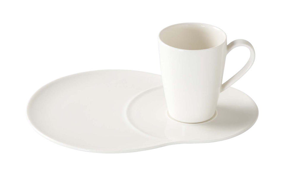 Ontbijtset Voice Basic 4-delig wit (1 stuk)