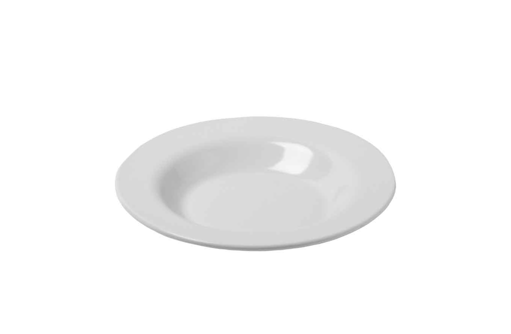 Pastabord Melamine 25,5 cm Wit (24 stuks)