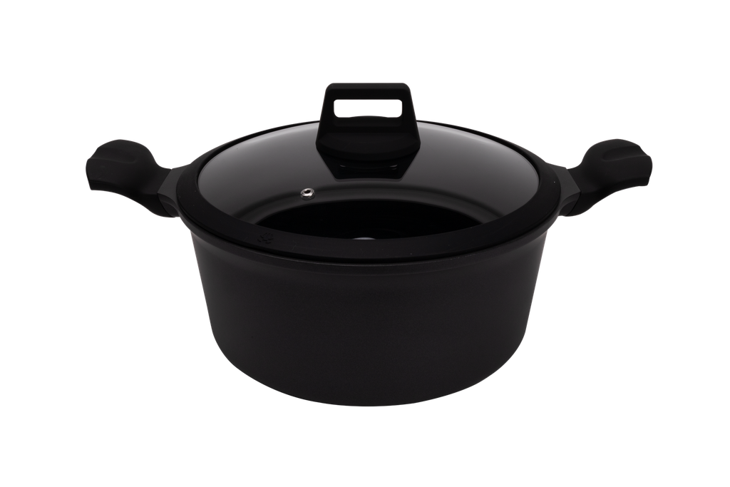Braadpan Vesuvio 28 cm 7 l Zwart Aluminium (1 stuk)
