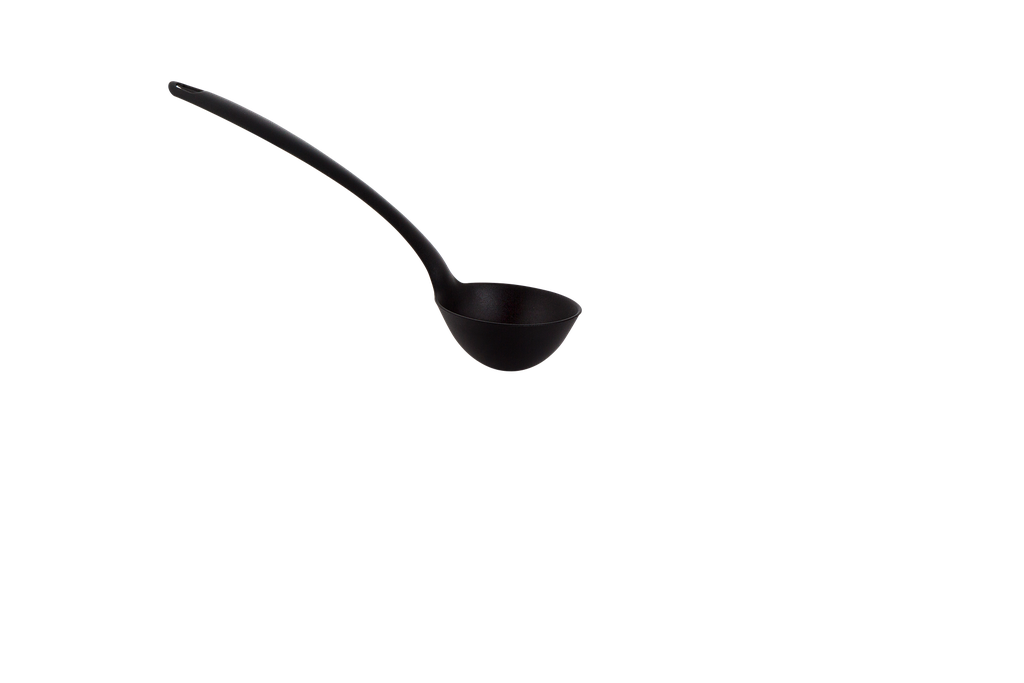 Soeplepel Basic 32 cm zwart (12 stuks)