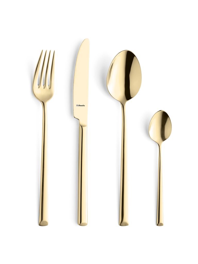 Amefa - Steakmes 1170 Metropole 13/0 18/10 goud (22,5 cm, 12 stuks)