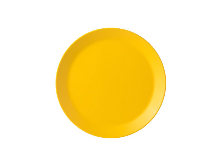 Bord Bloom 24 cm geel (1 stuk)