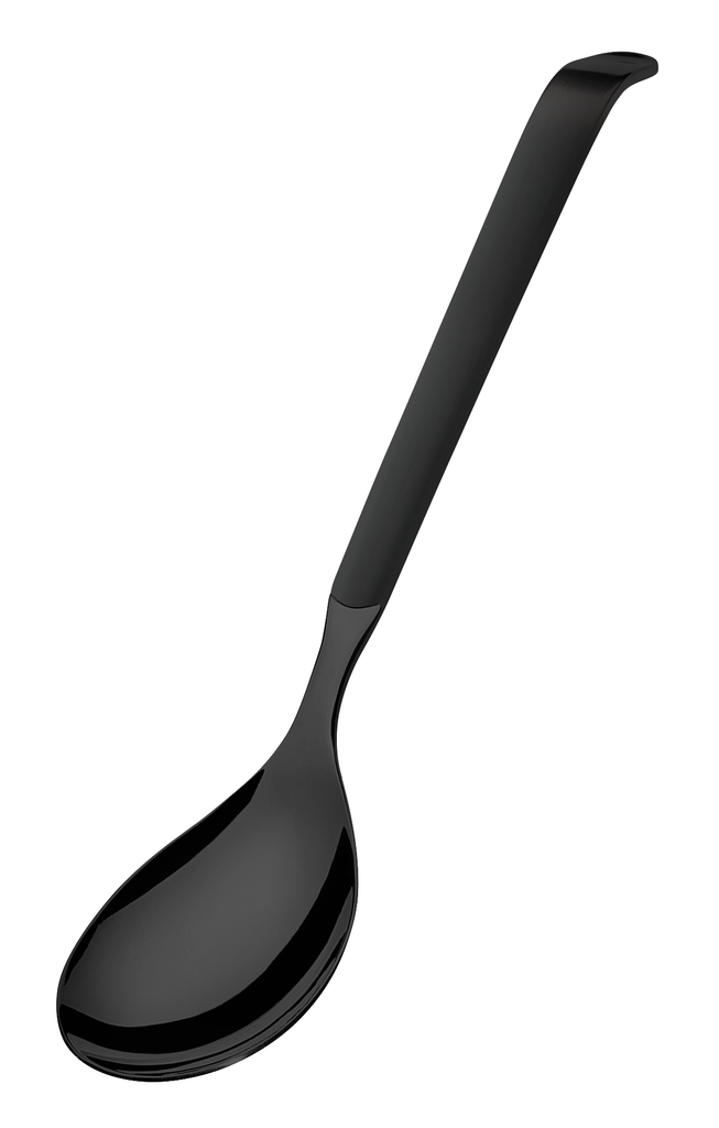 Amefa - Slalepel groot 1319 Buffet 18/10 zwart (29 cm, 6 stuks)