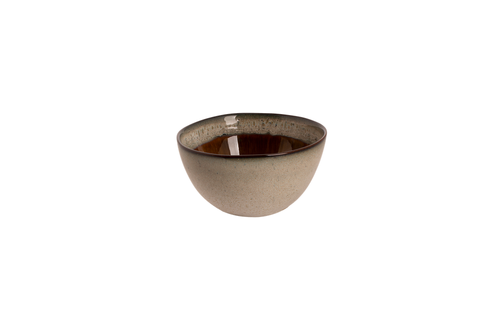 Schaal Hazleton 15 cm bruin (6 stuks)