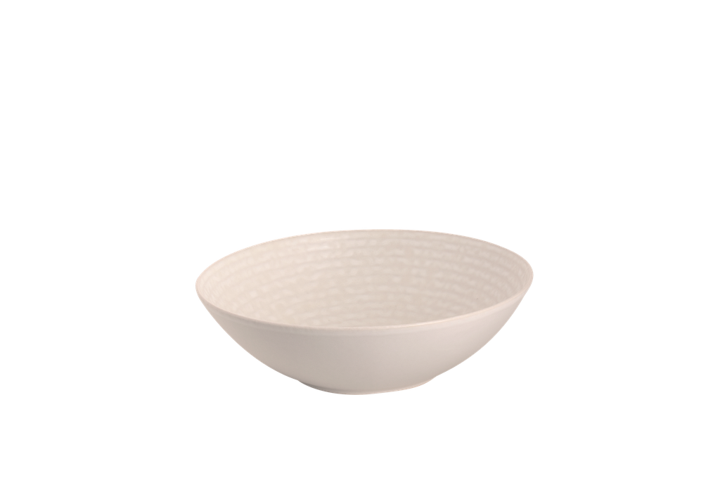 Schaal Ripple 24 cm wit (4 stuks)