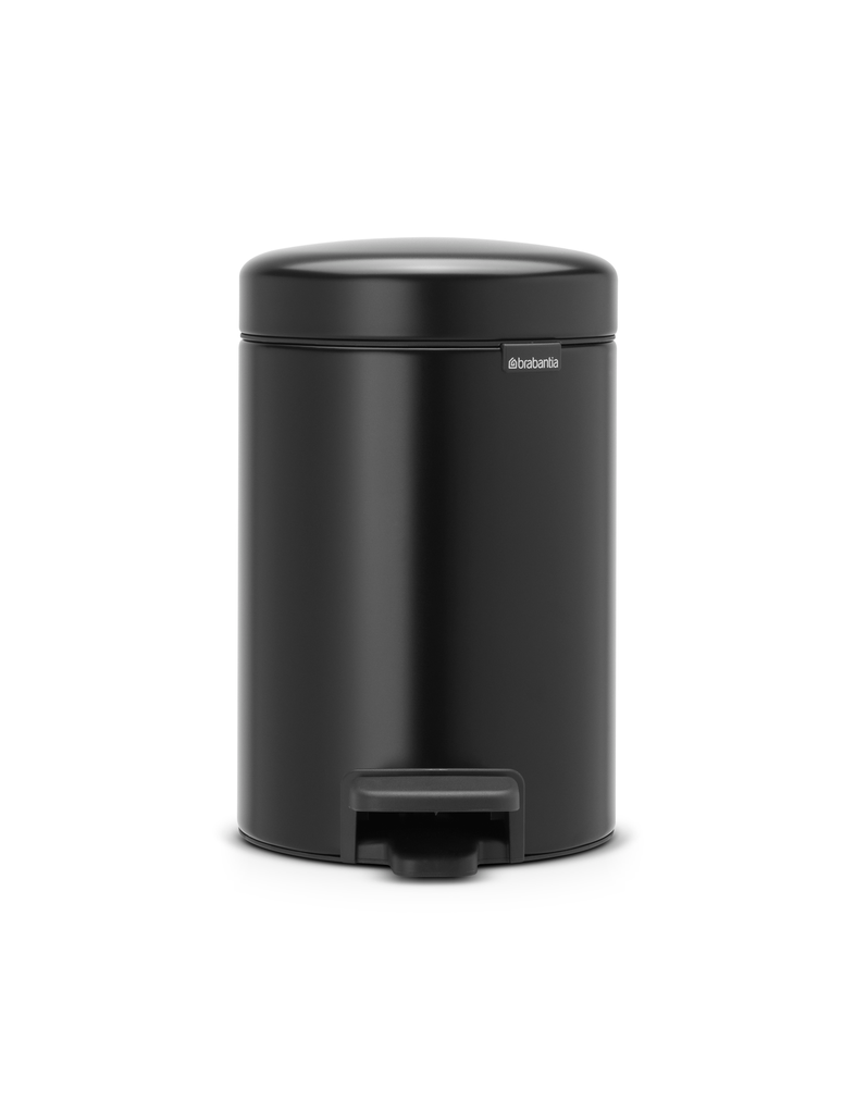 Pedaalemmer Newicon 3 l Zwart (1 stuk)