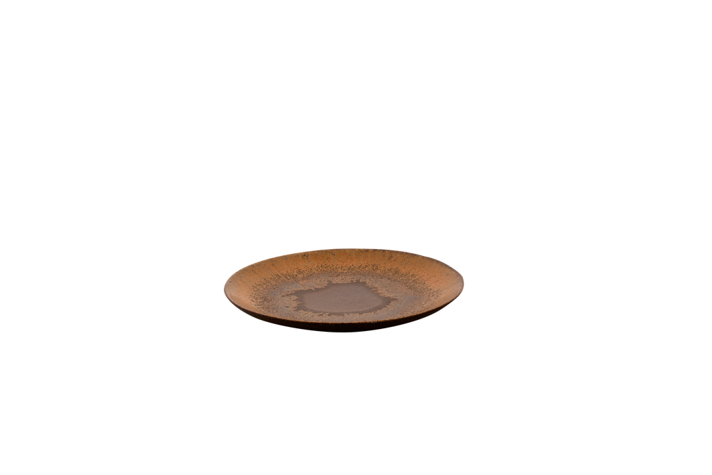 Bord Cecil 21 cm bruin (6 stuks)