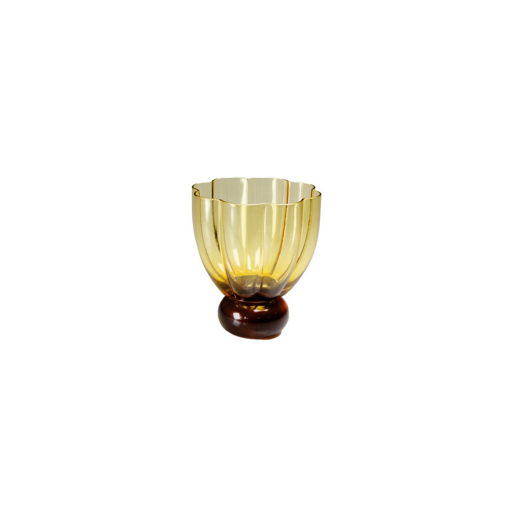 Flower bomb tumbler ocher 300 ml (6 stuks)