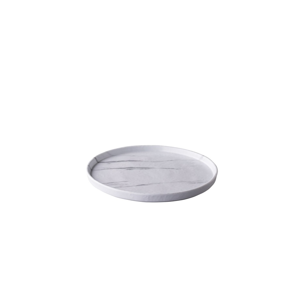 Plate stackable marble 27,3 cm (12 stuks)