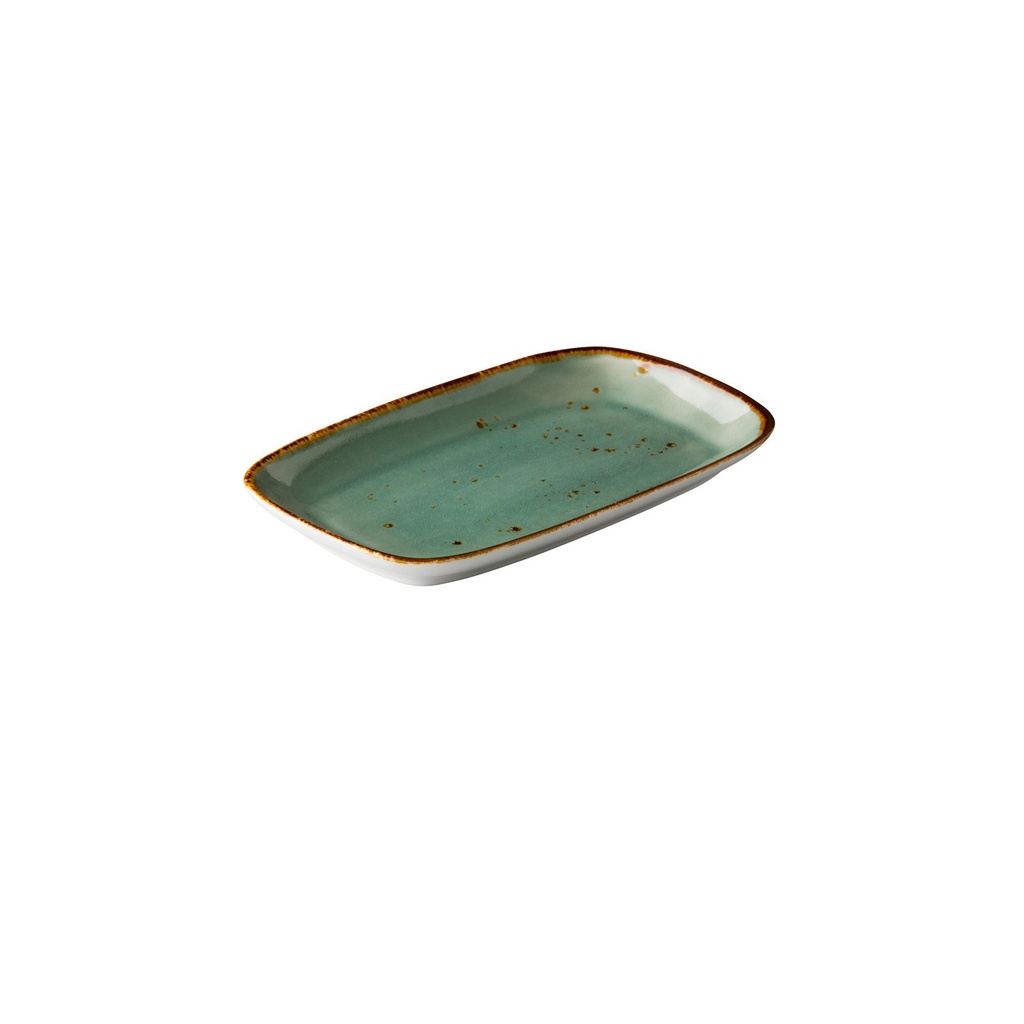 Aqua Rectangular plate reactive blue 24,7 x 15,4 cm (3 stuks)