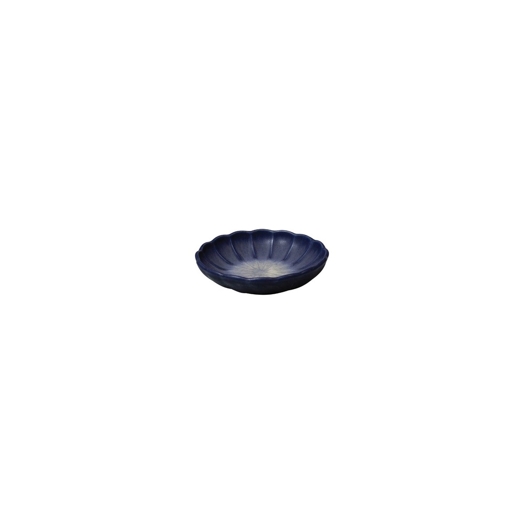 Flower plate blue 16,5 cm (12 stuks)
