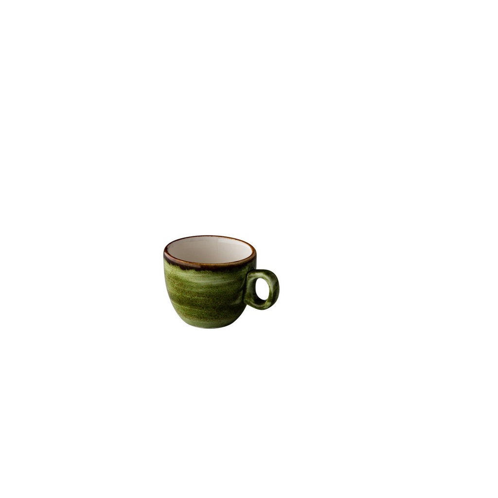 Jersey espresso Cup stackable green 80 ml (6 stuks)
