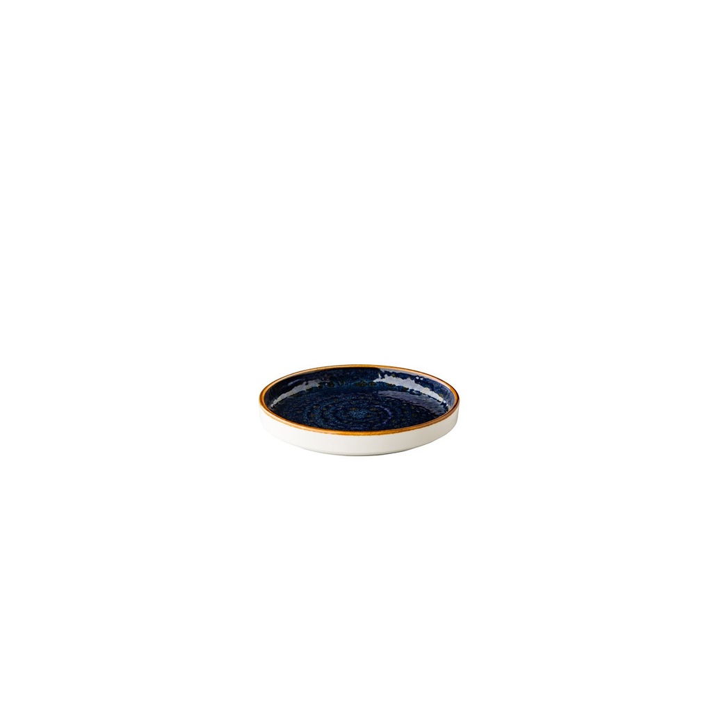 Jersey plate raised edge stackable blue 16,2 cm (6 stuks)