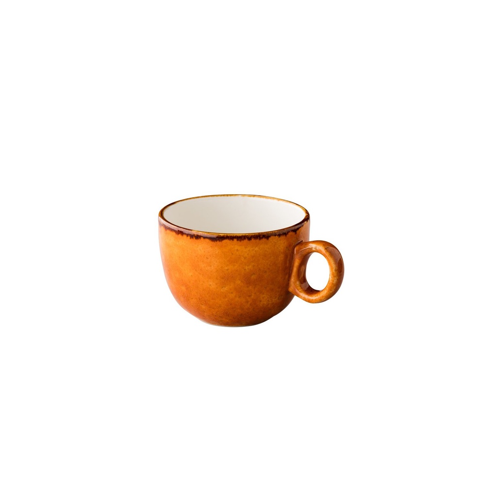 Jersey latte coffe cup stackable orange 350 ml (6 stuks)