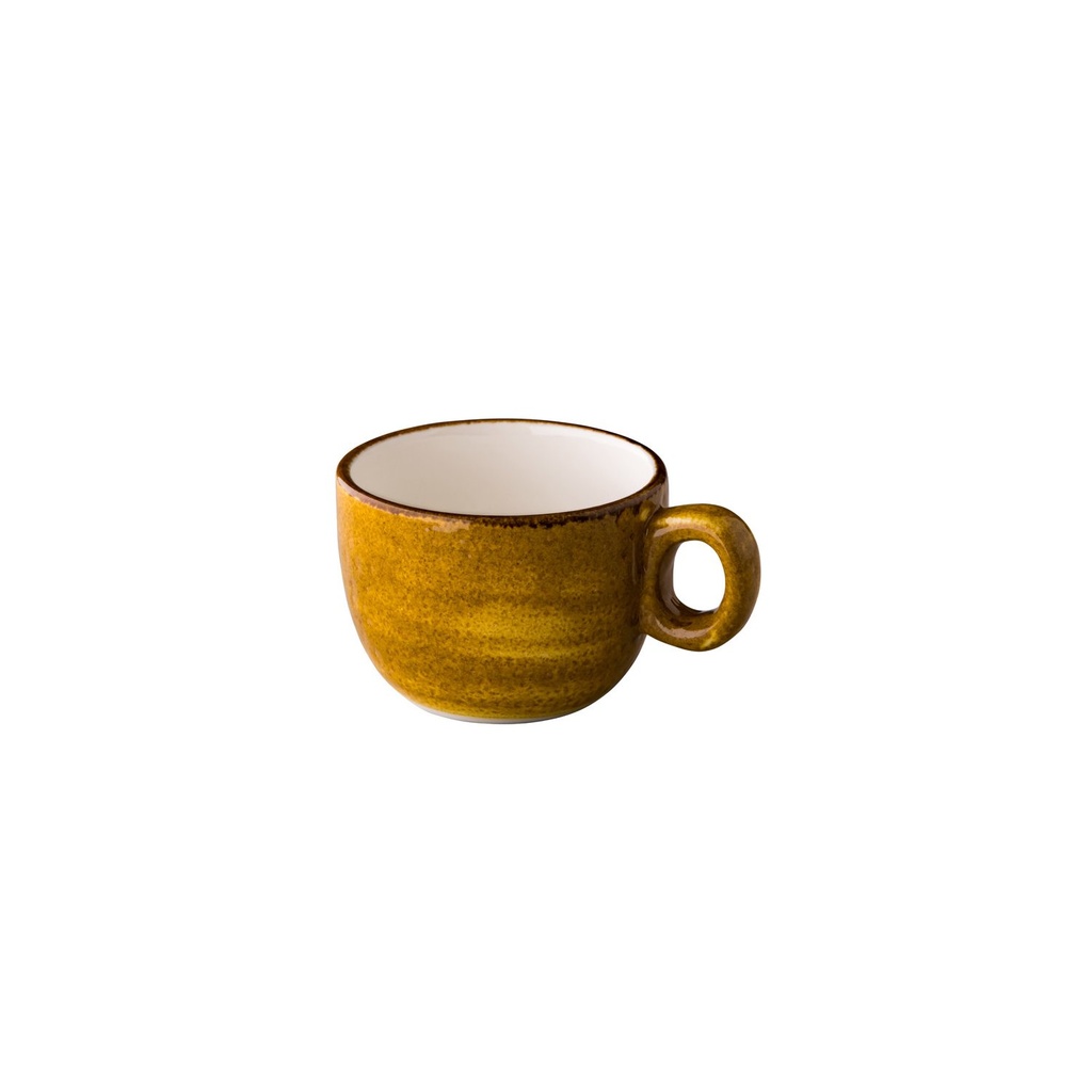 Jersey coffee stackable yellow 160 ml (6 stuks)