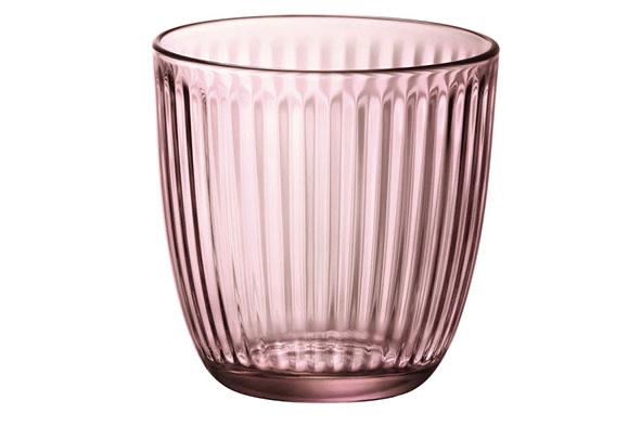 Line waterglas 29 cl roze, set (6 stuks)