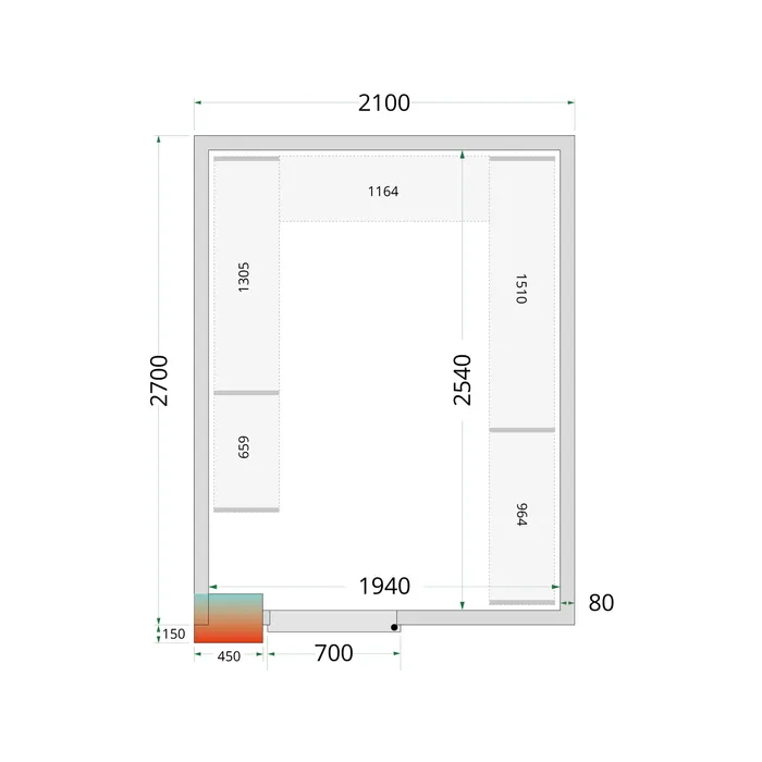 Tefcold - CRPF2127 Shelf Rack System Kit