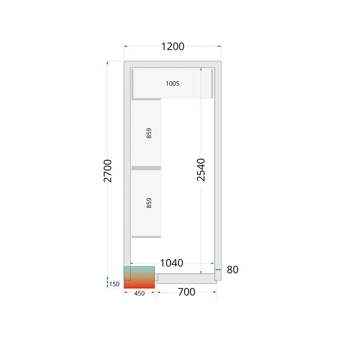 Tefcold - CRPF1227 Shelf Rack System Kit