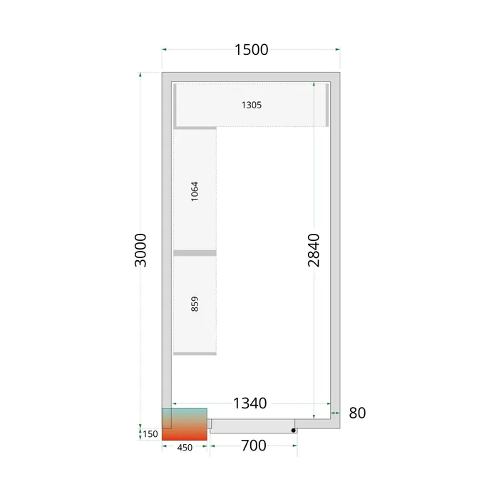 Tefcold - CRPF1530 Shelf Rack System Kit