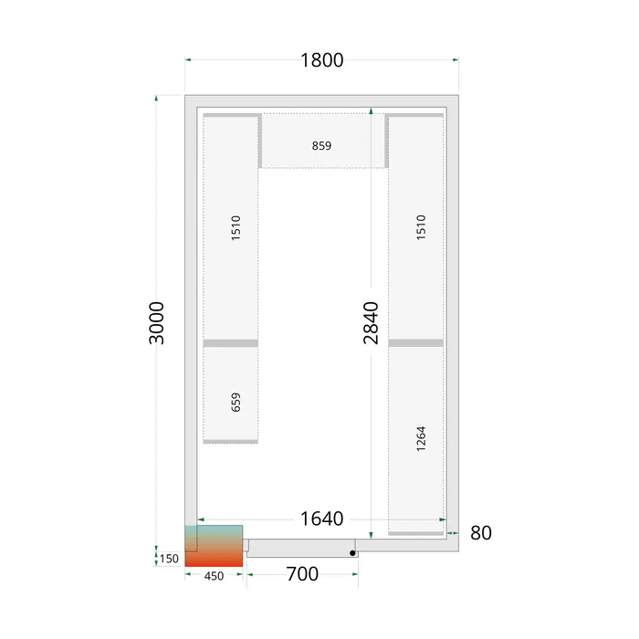 Tefcold - CRPF1830 Shelf Rack System Kit