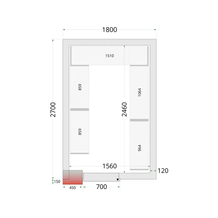 Tefcold - CRNF1827 Shelf Rack System Kit