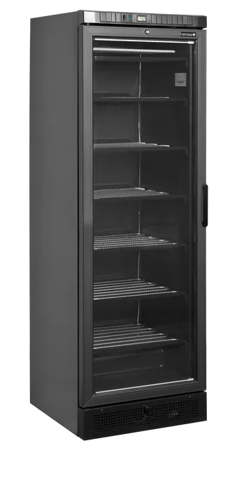 Tefcold - Vitrinevrieskast, linksdraaiend UFSC371G Black L/H