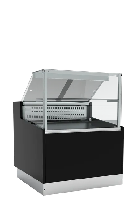 Statische zwarte koeltoonbank BRABANT 100B