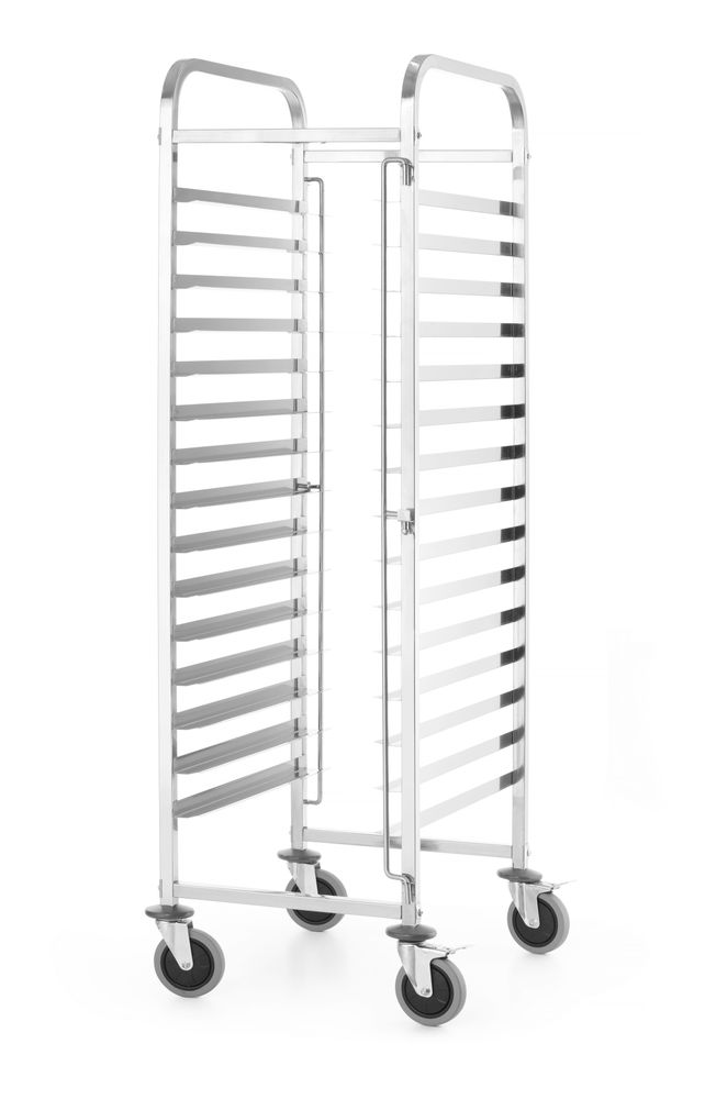 Hendi - Afruimwagen Kitchen Line zilver
