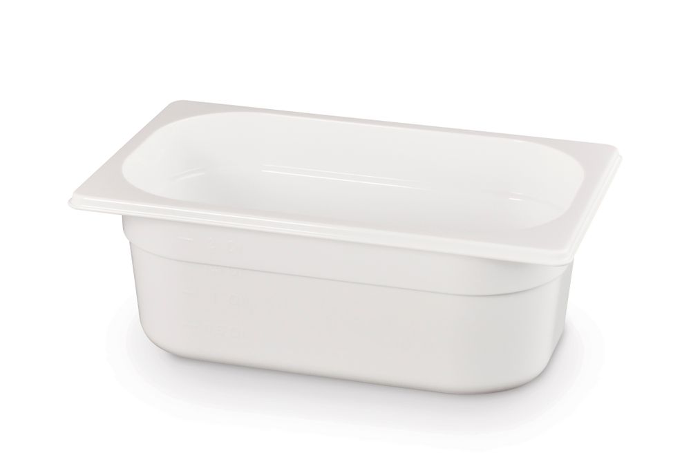 Hendi - Container GN 1/4 wit polycarbonaat (2,8 l)