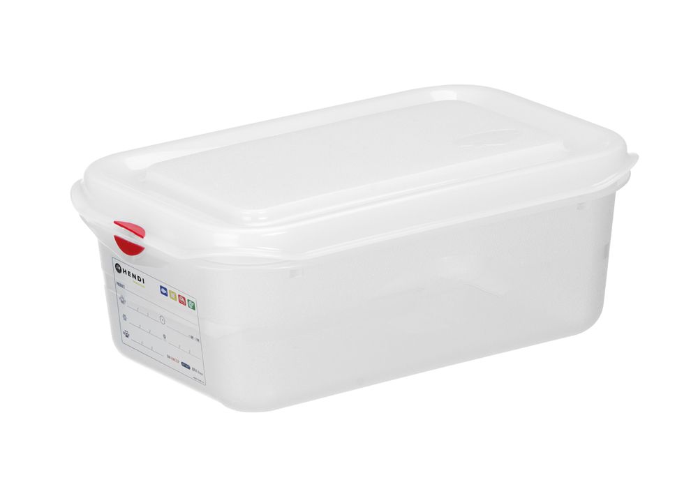 Hendi - Container GN 1/4 polypropyleen transparant (2,8 l)