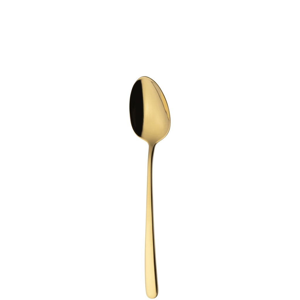 Sola - Dessertlepel Ibiza 18/0 goud PVD (18,7 cm, 12 stuks)