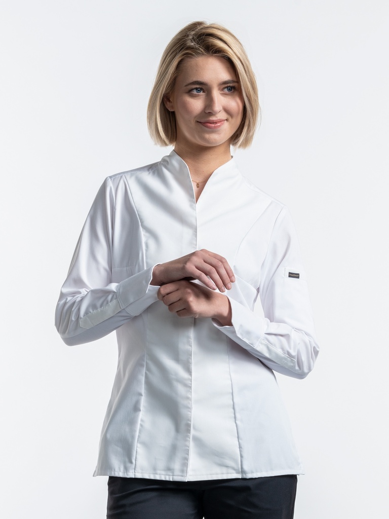 Chaud Devant - Dames koksbuis Noble FX wit stretch