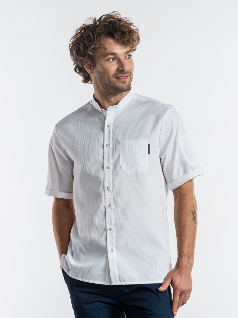 Chaud Devant - Koksbuis Verano FX wit stretch korte mouw