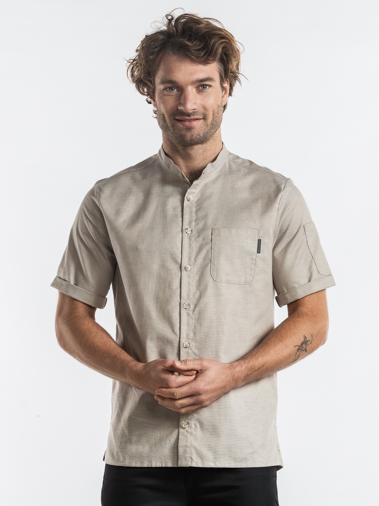 Chaud Devant - Koksbuis Verano FX zand stretch korte mouw