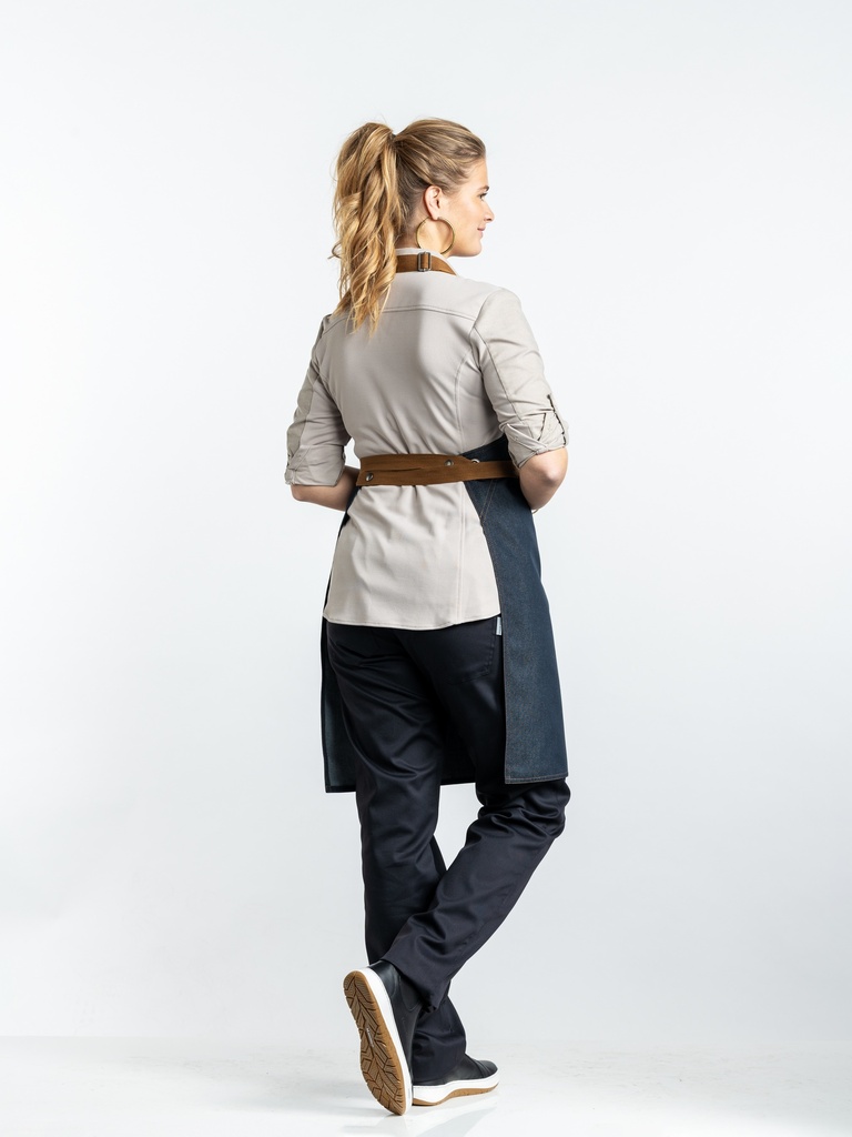 Chaud Devant - Halterschort Clip zwart denim