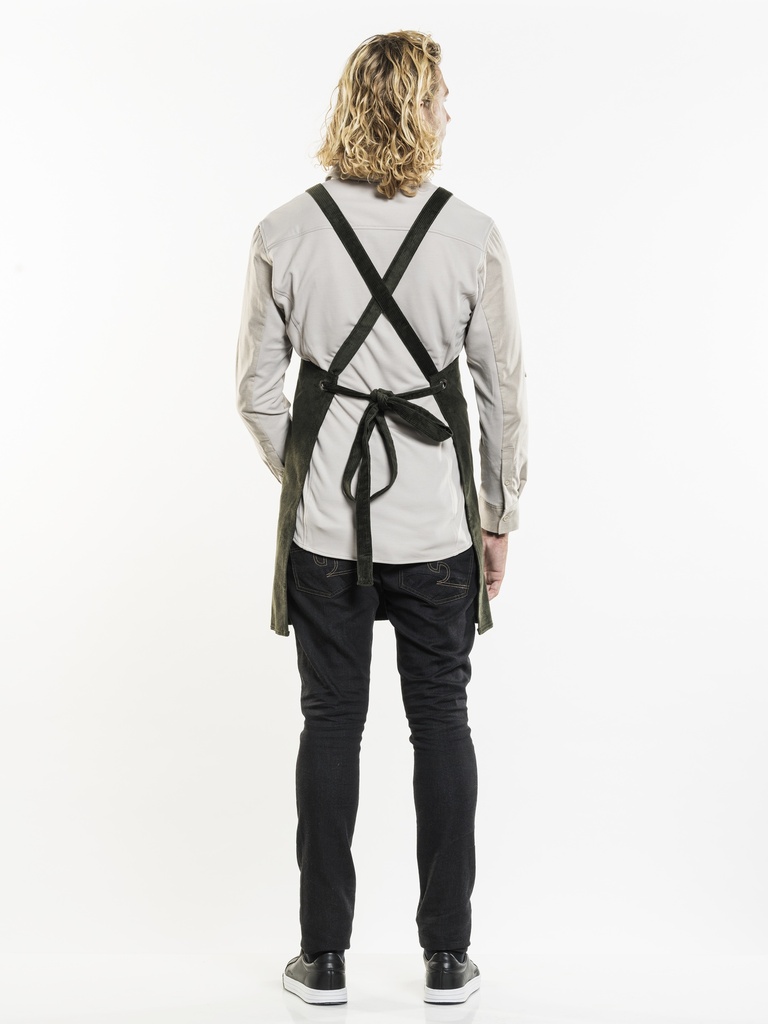 Chaud Devant - Halterschort Cross groen velvet