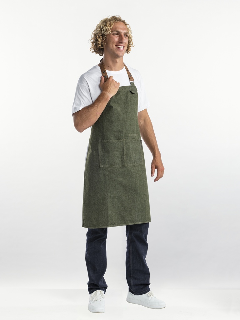 Chaud Devant - Halterschort Forene groen denim